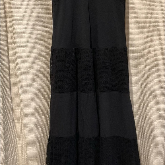 V Christina Black Lace Maxi Dress, Size Small - Picture 2 of 10